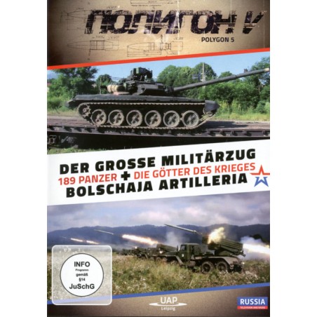 Der große Militärzug und Artillerie
