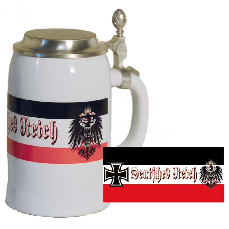 Porzellankrug „Deutsches Reich“