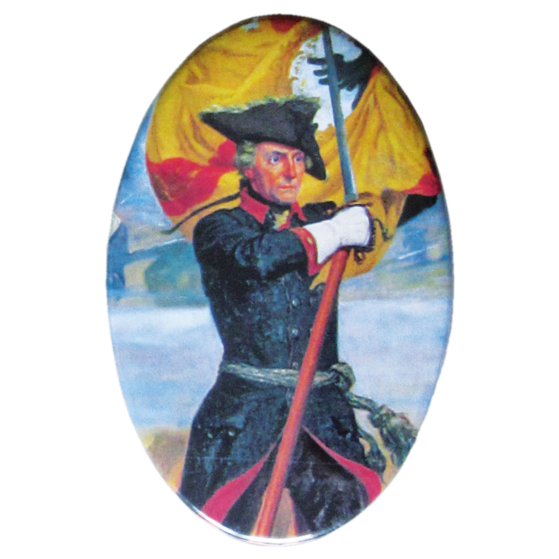 „Friedrich der Große mit Fahne“