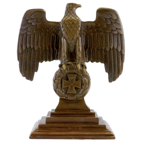 Bronzeskulptur „Reichsadler mit Eisernem Kreuz“
