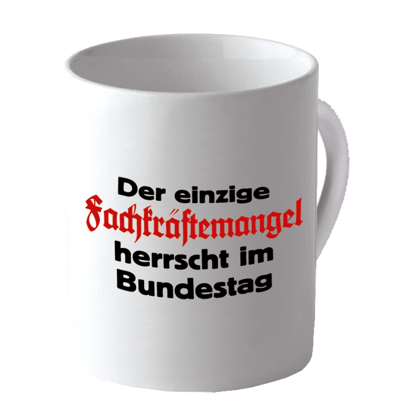 Becher „Fachkräftemangel“