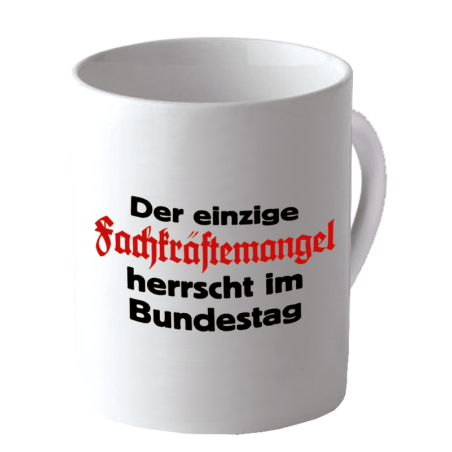 Becher „Fachkräftemangel“