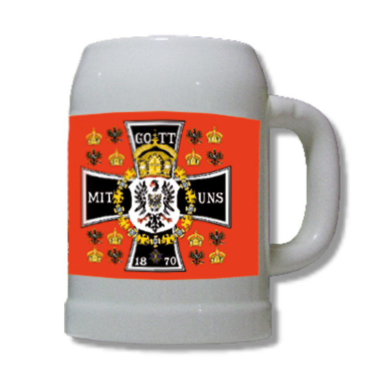 Bierkrug „Gott mit uns 1870“