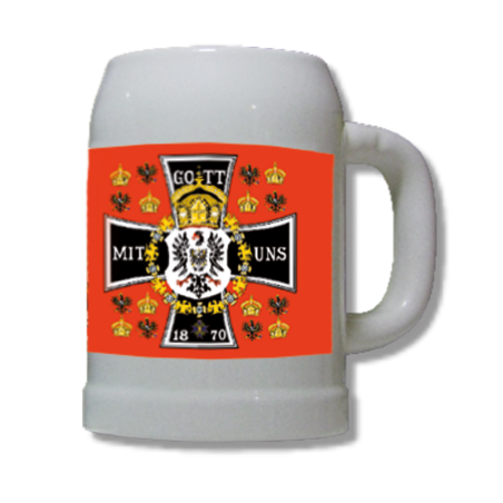 Bierkrug „Gott mit uns 1870“