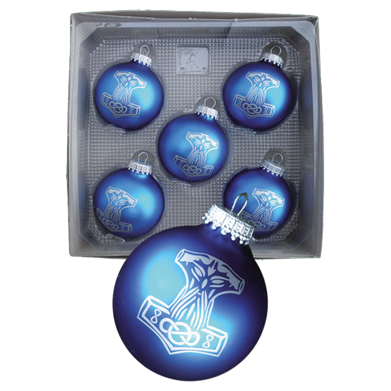 Weihnachtsbaumkugeln „Thorhammer“