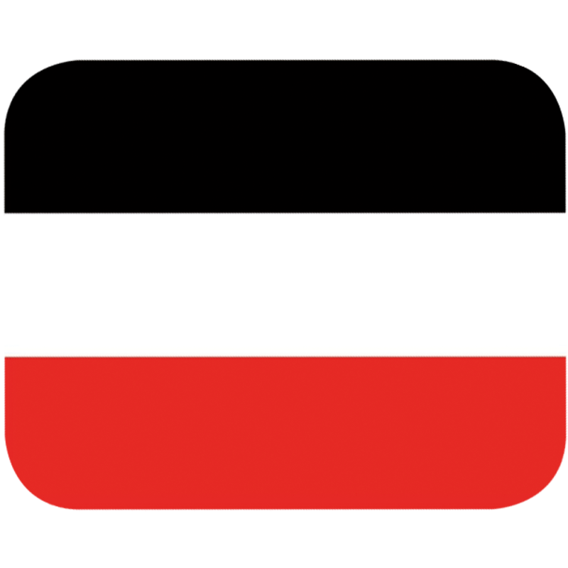 Computer-Maus-Unterlagen "Reichsflagge s-w-r"