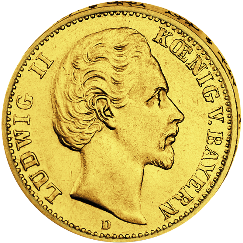 "Ludwig II.", 10 Mark