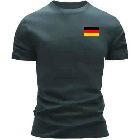 "Deutschland-Flagge auf der Brust"