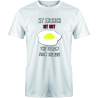 "My English ist not the yellow from the egg"