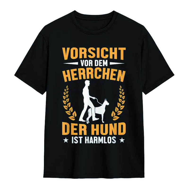 "Vorsicht vor dem Herrchen"