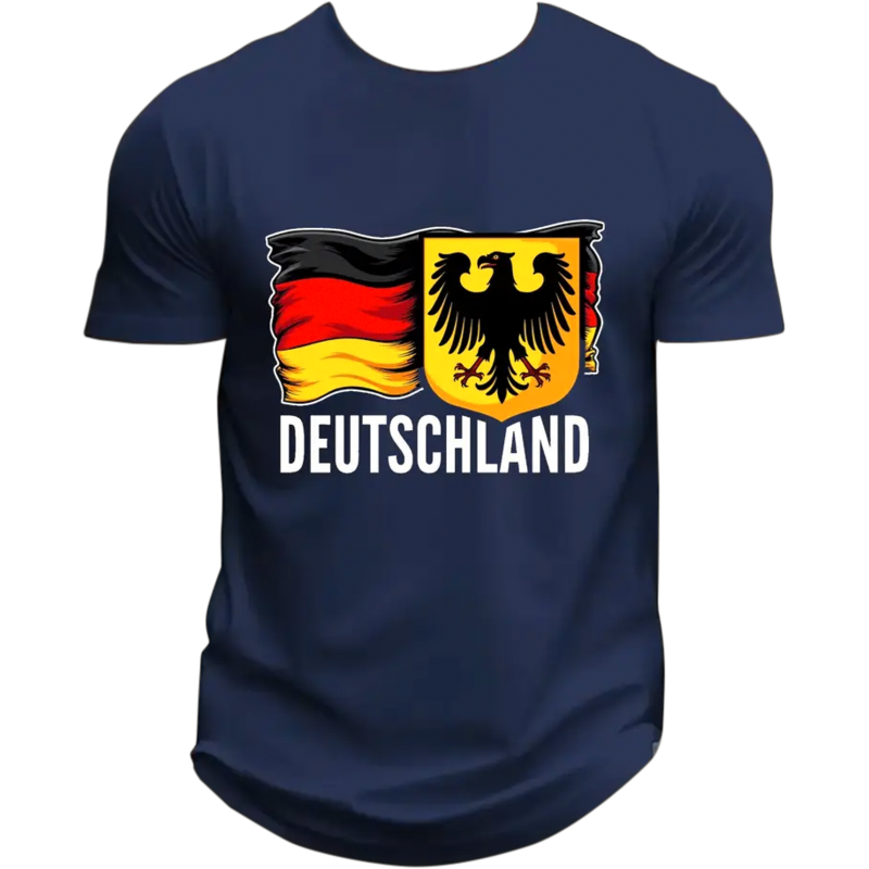 "Deutschland mit Flagge u. Adler"