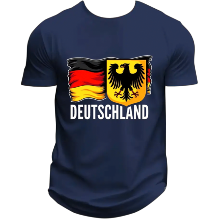 "Deutschland mit Flagge u. Adler"