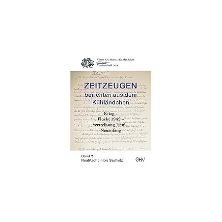 Zeitzeugen berichten aus dem Kuhländchen, Bd. 2