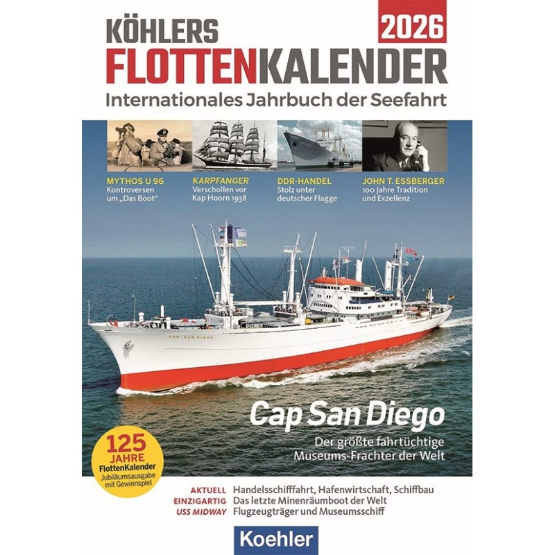 Köhlers Flottenkalender 2026