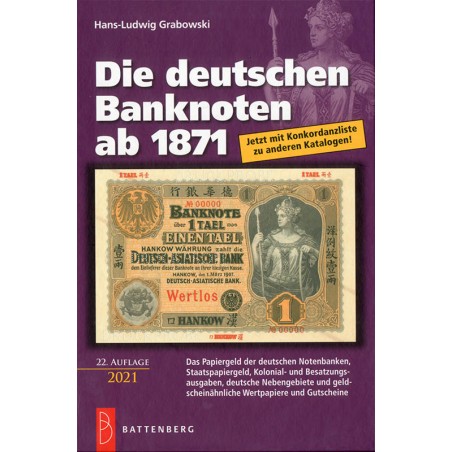 Die deutschen Banknoten ab 1871