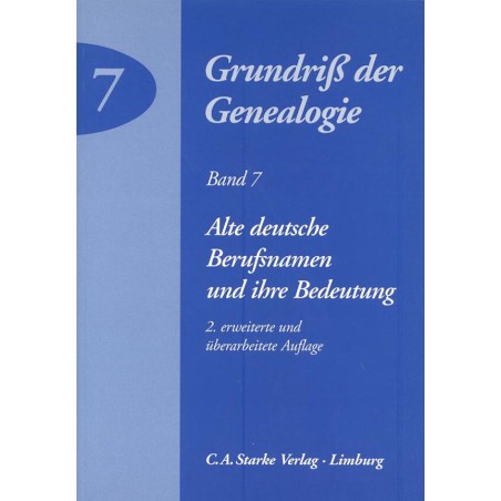 Alte deutsche Berufsnamen und ihre Bedeutun