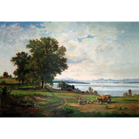 "Halberg-Kraus, Kornernte am Starnberger See" (P)