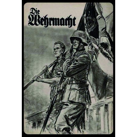 Blechschild "Fahnenträger"