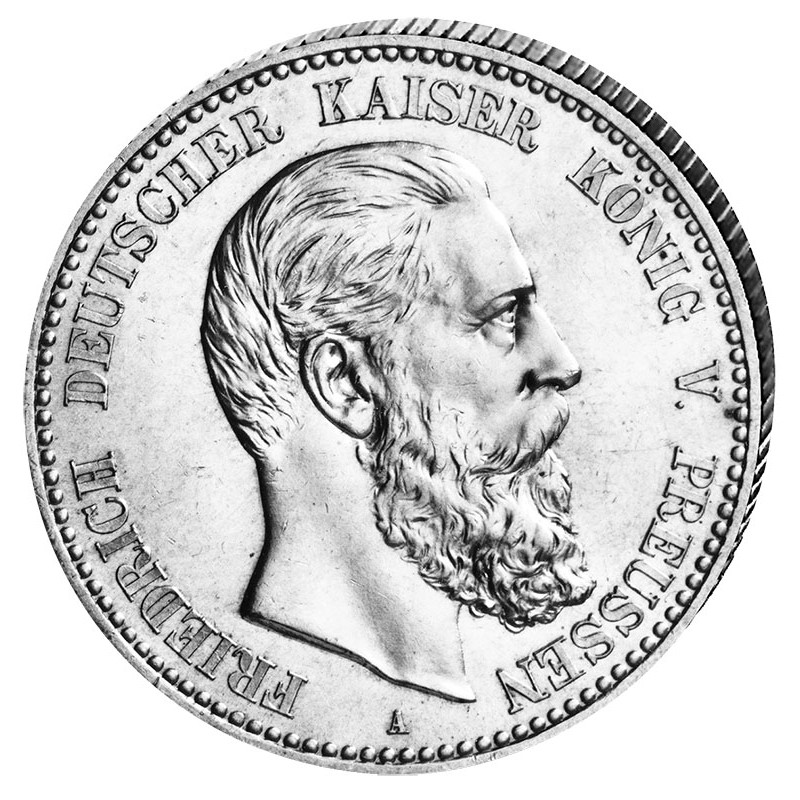"Friedrich III.", 2 Mark