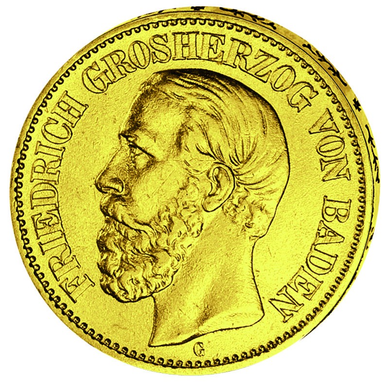 "Friedrich I.", 10 Mark