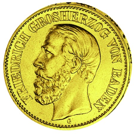 "Friedrich I.", 10 Mark