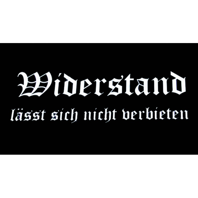 "Widerstand" schwarz
