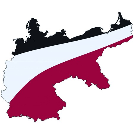 "Deutsches Reich" s-w-r, 5 Stück