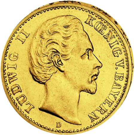 "Ludwig II.", 10 Mark
