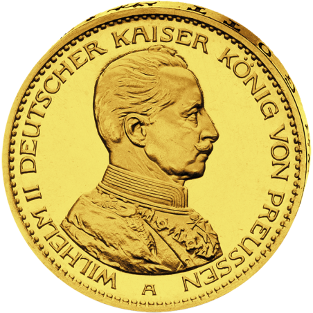 "Wilhelm II.", 20 Mark