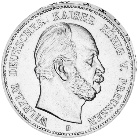 "Wilhelm I.", 5 Mark
