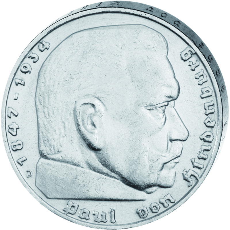 "Hindenburg", 5 Reichsmark