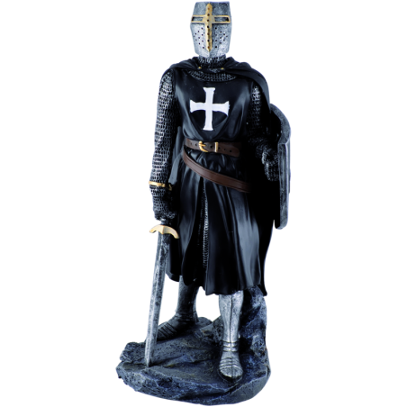 "Templerritter mit Schild und Schwert"