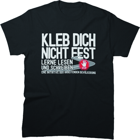 „Kleb Dich nicht fest“
