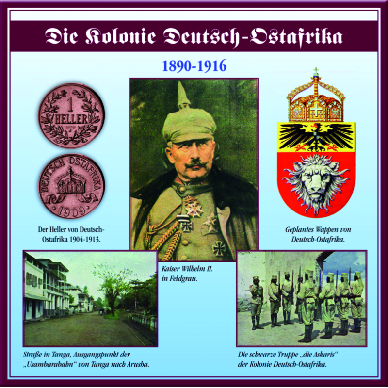 Notgeld-Satz "Kolonie Deutsch-Ostafrika"