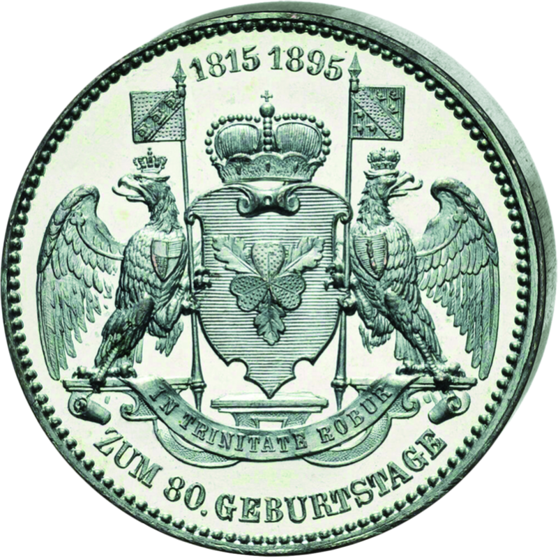 Gedenkmünze "80. Geburtstag Fürst Otto von Bismarck"