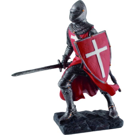 Roter Ritter beim Angriff