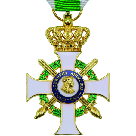 Albrechtsorden Ritterkreuz 1. Klasse mit Schwerter und Krone