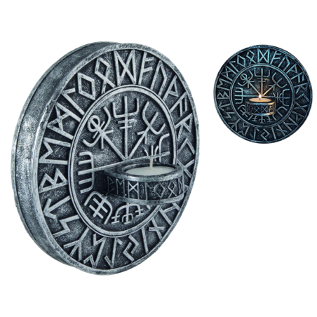 Wandteelichthalter "Vegvisir"