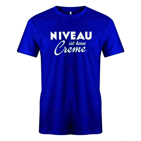 "Niveau ist keine Creme"